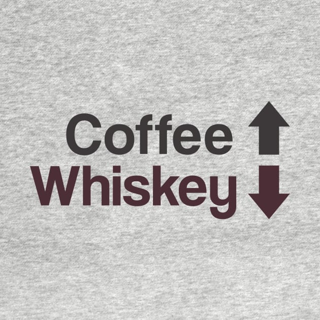 Coffee Up, Whiskey Down by Hirschof